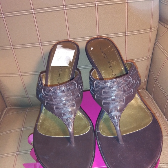 Marc Fisher Shoes - Marc Fisher Wooden Wedge Sandal
